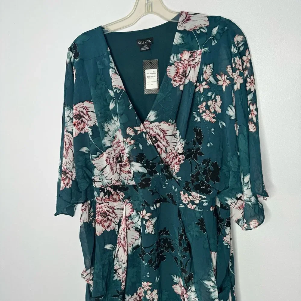 City Chic foral dress size XXL/24